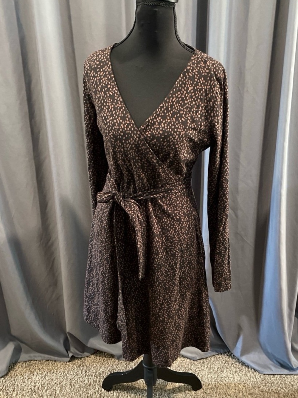 Toad&Co cue wrap long sleeve dress women’s size medium
